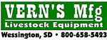 Vern's Manufaturing Livestock Equipment of Wessington, SD Logo
